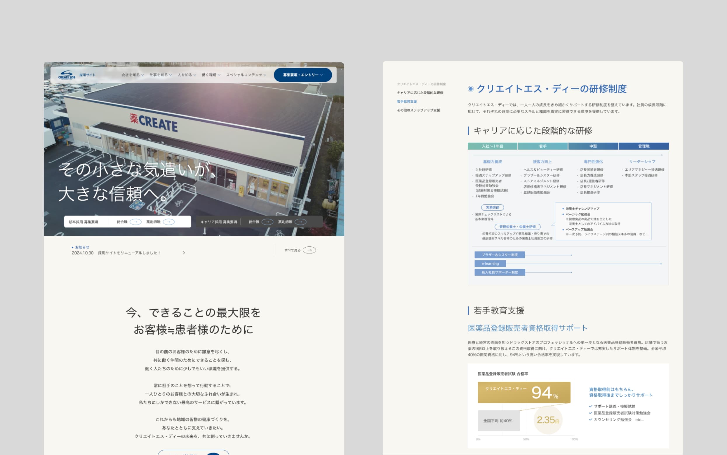 株式会社クリエイトエス・ディー 採用サイト
